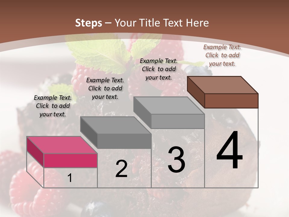 Raspberry Blackberry Fruit PowerPoint Template