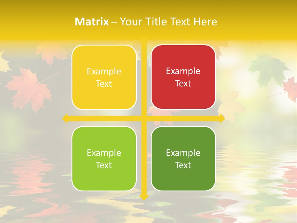 Flora Object Collage PowerPoint Template