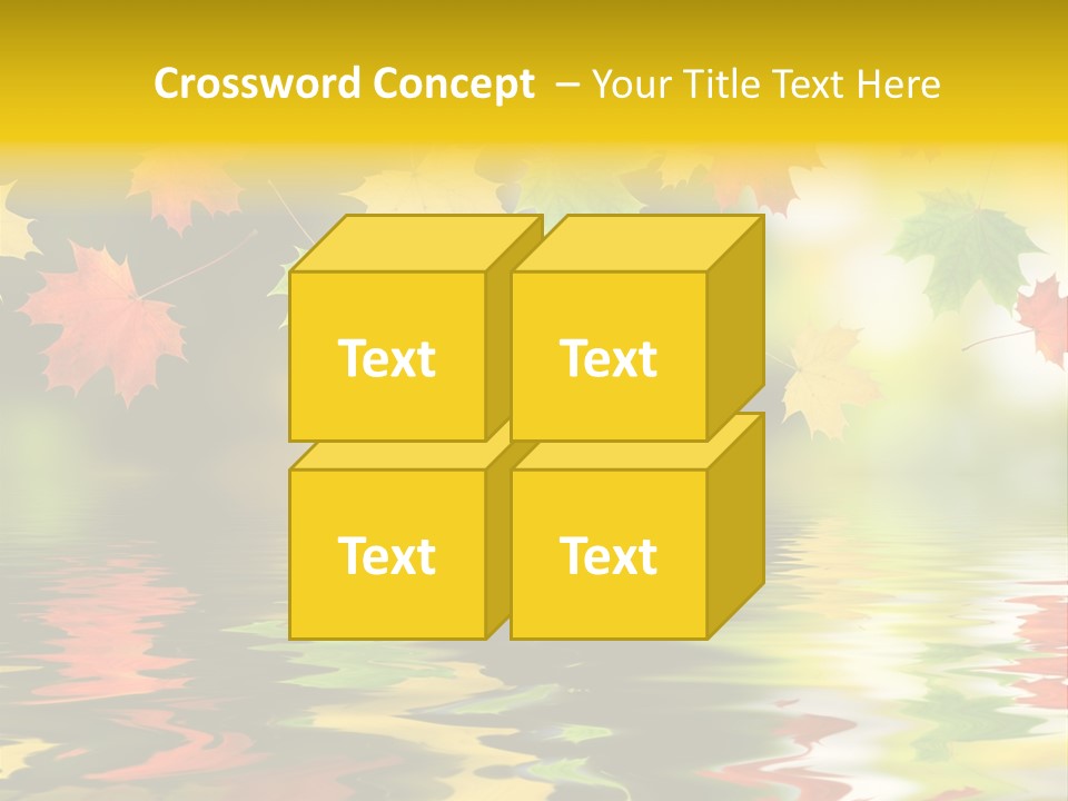Flora Object Collage PowerPoint Template