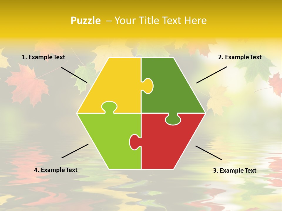 Flora Object Collage PowerPoint Template