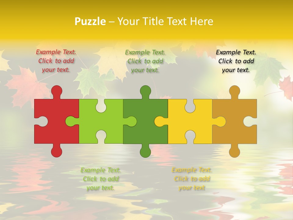 Flora Object Collage PowerPoint Template