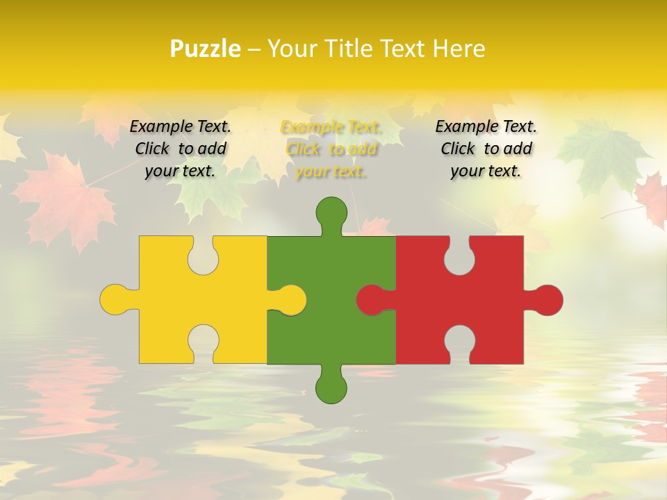 Flora Object Collage PowerPoint Template