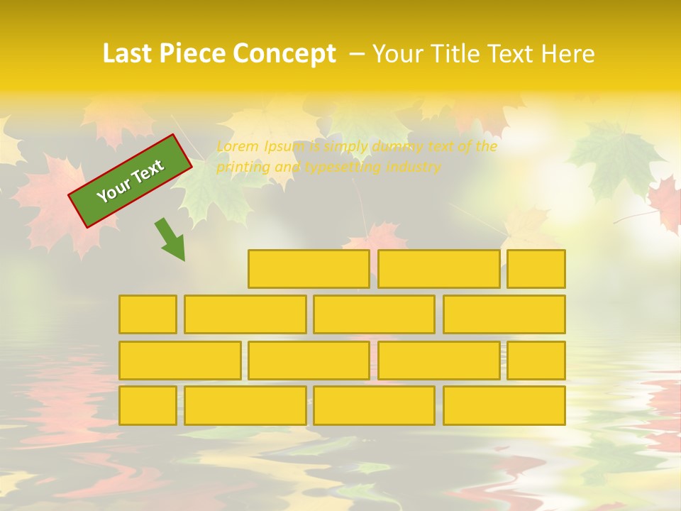 Flora Object Collage PowerPoint Template