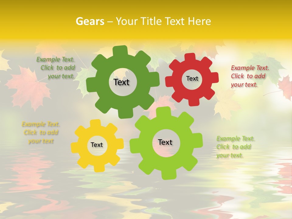 Flora Object Collage PowerPoint Template