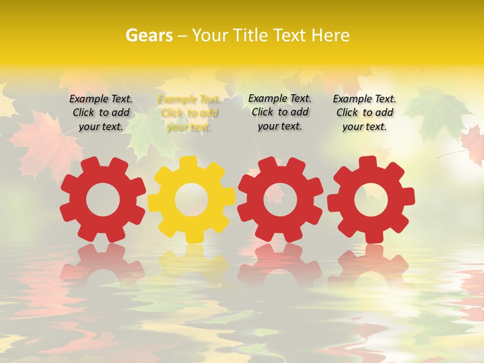 Flora Object Collage PowerPoint Template