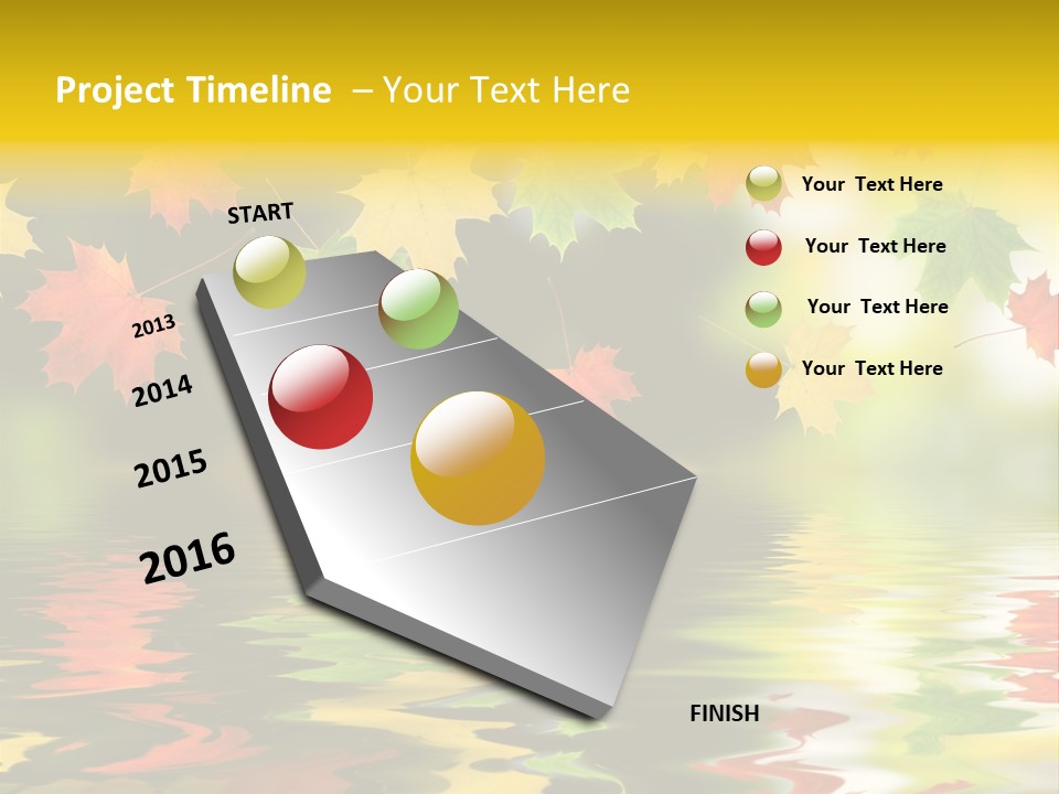 Flora Object Collage PowerPoint Template