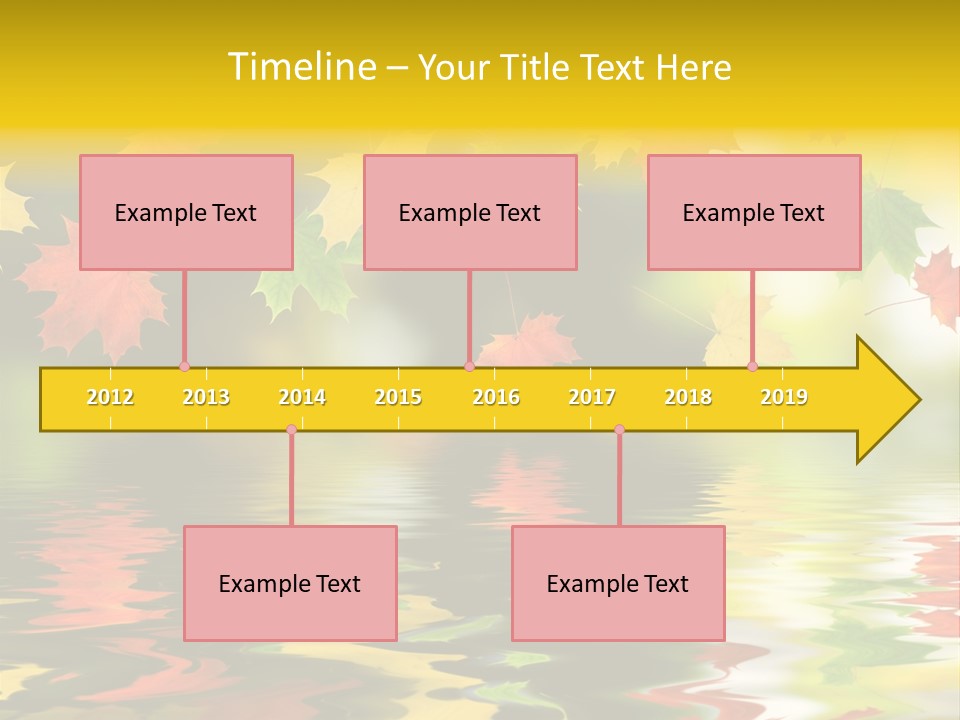 Flora Object Collage PowerPoint Template