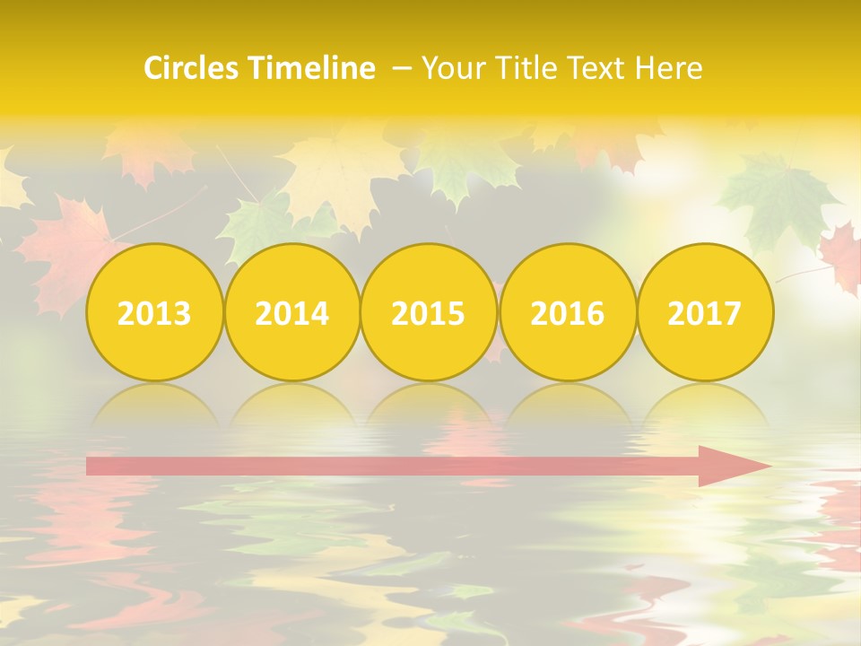Flora Object Collage PowerPoint Template