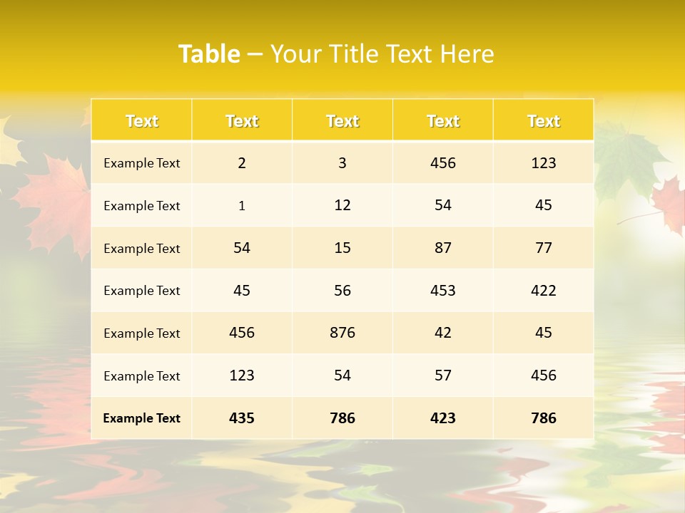 Flora Object Collage PowerPoint Template