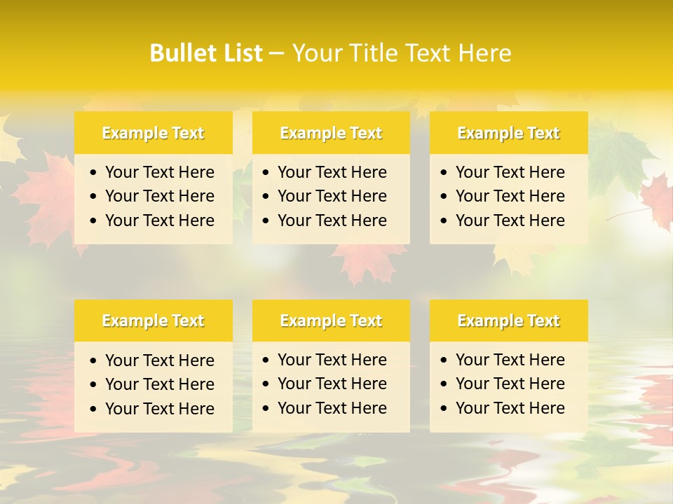 Flora Object Collage PowerPoint Template