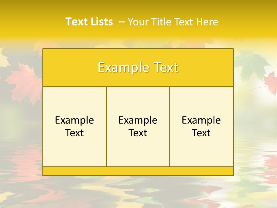 Flora Object Collage PowerPoint Template