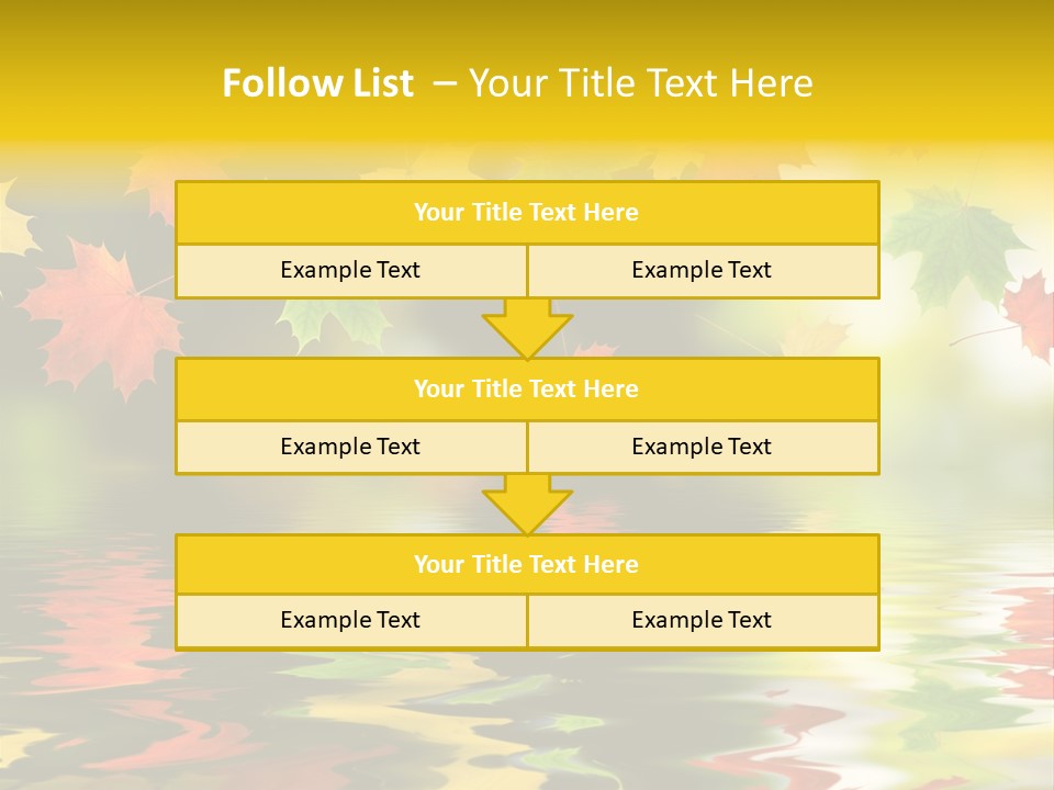 Flora Object Collage PowerPoint Template