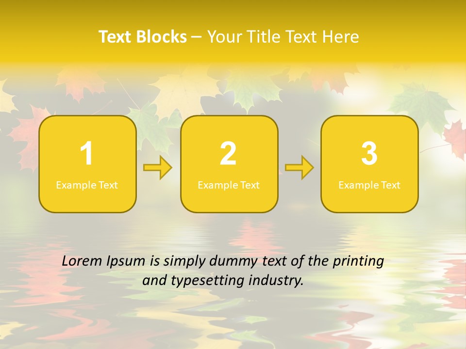 Flora Object Collage PowerPoint Template