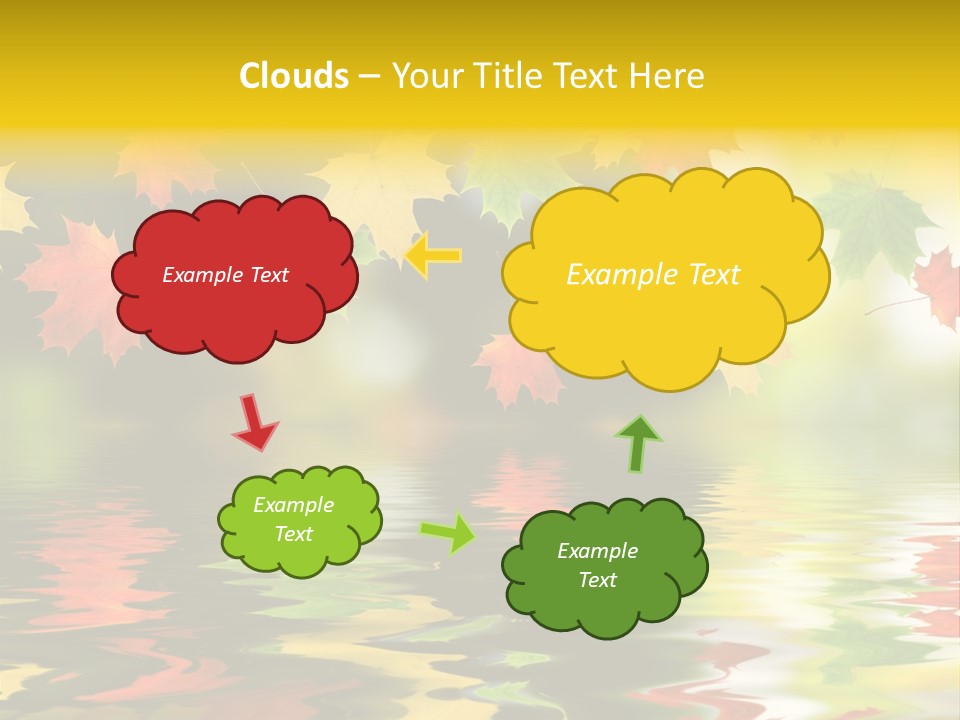 Flora Object Collage PowerPoint Template