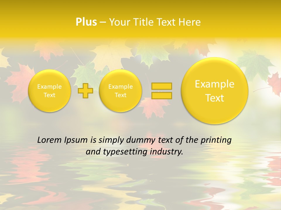 Flora Object Collage PowerPoint Template