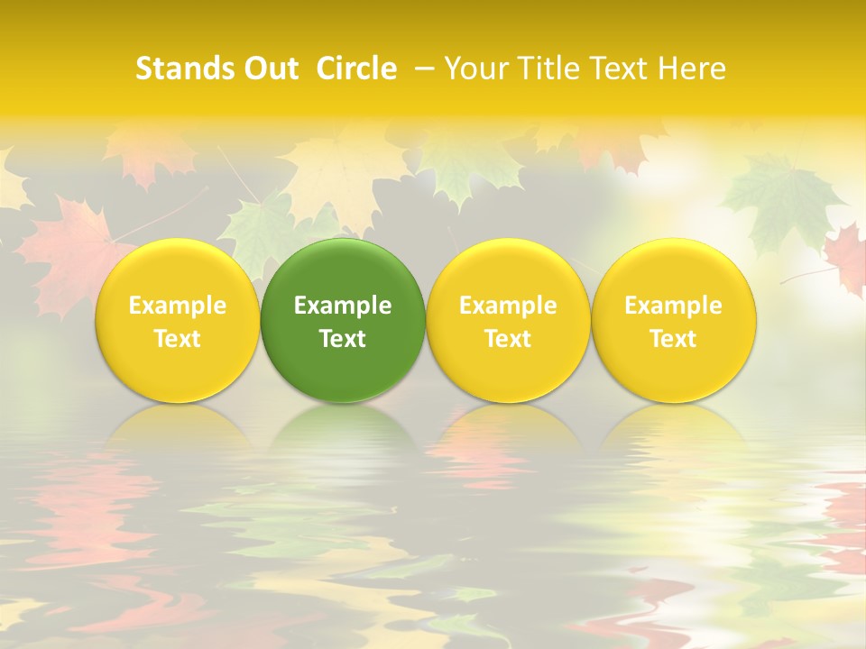 Flora Object Collage PowerPoint Template