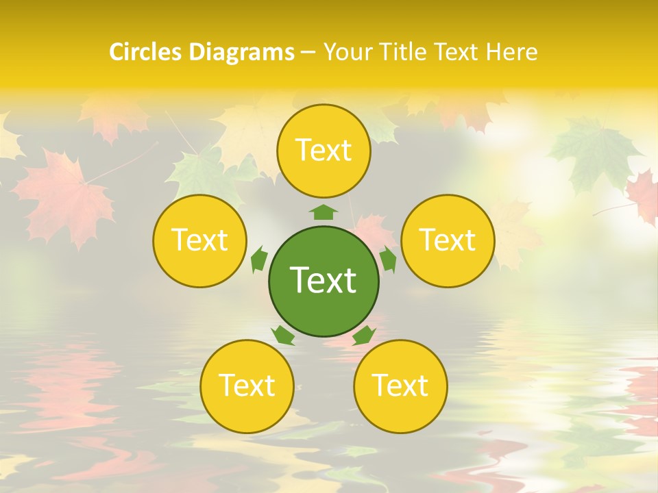 Flora Object Collage PowerPoint Template