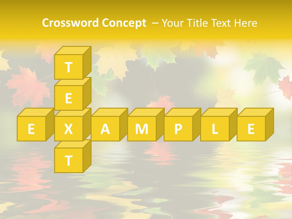 Flora Object Collage PowerPoint Template