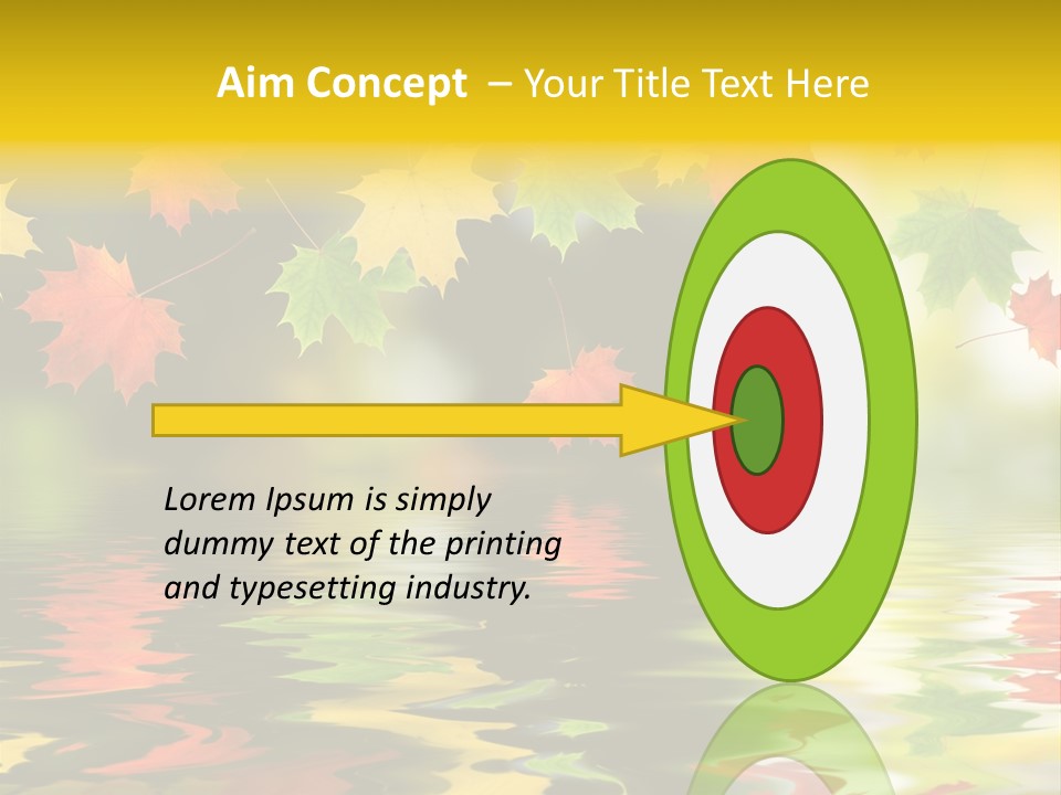 Flora Object Collage PowerPoint Template