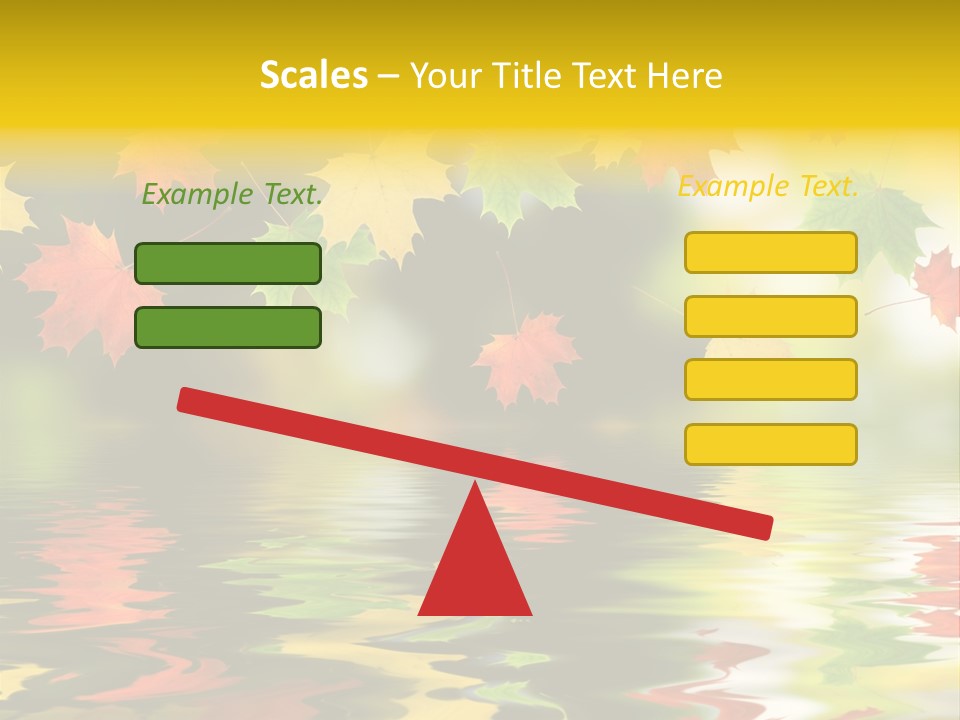Flora Object Collage PowerPoint Template