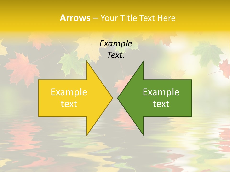 Flora Object Collage PowerPoint Template