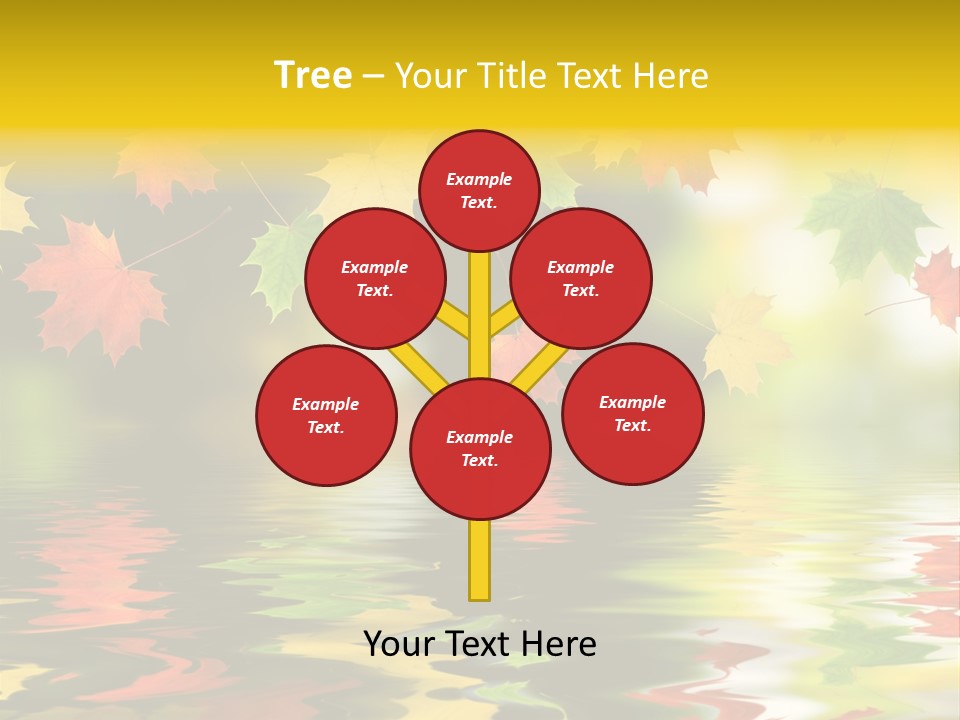 Flora Object Collage PowerPoint Template