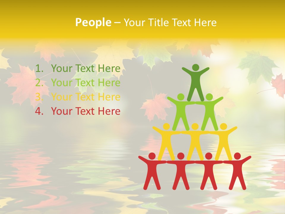 Flora Object Collage PowerPoint Template