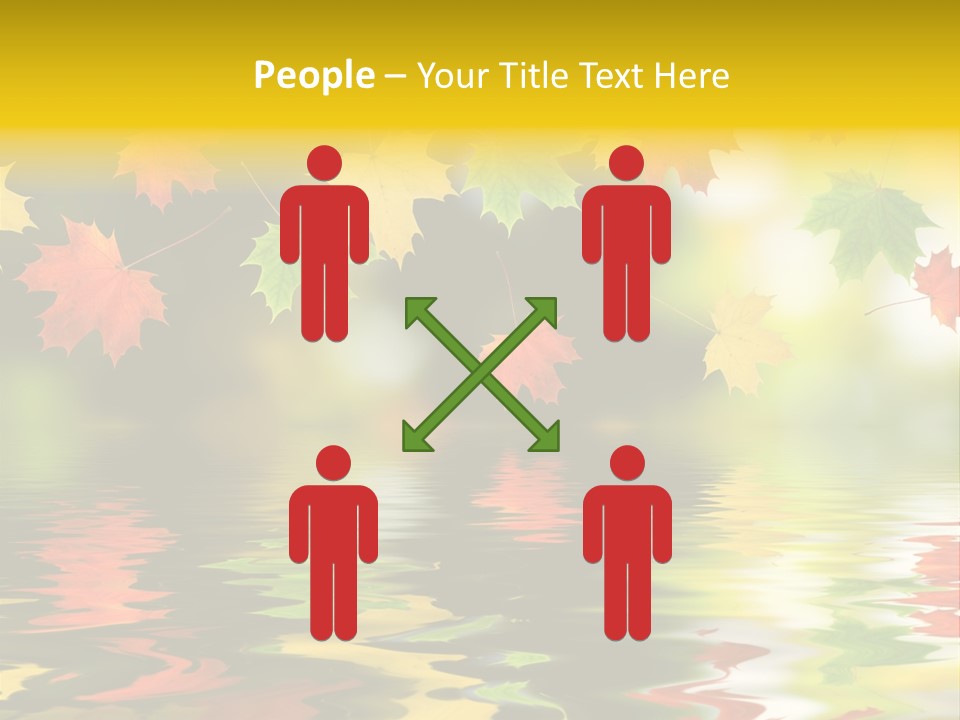 Flora Object Collage PowerPoint Template