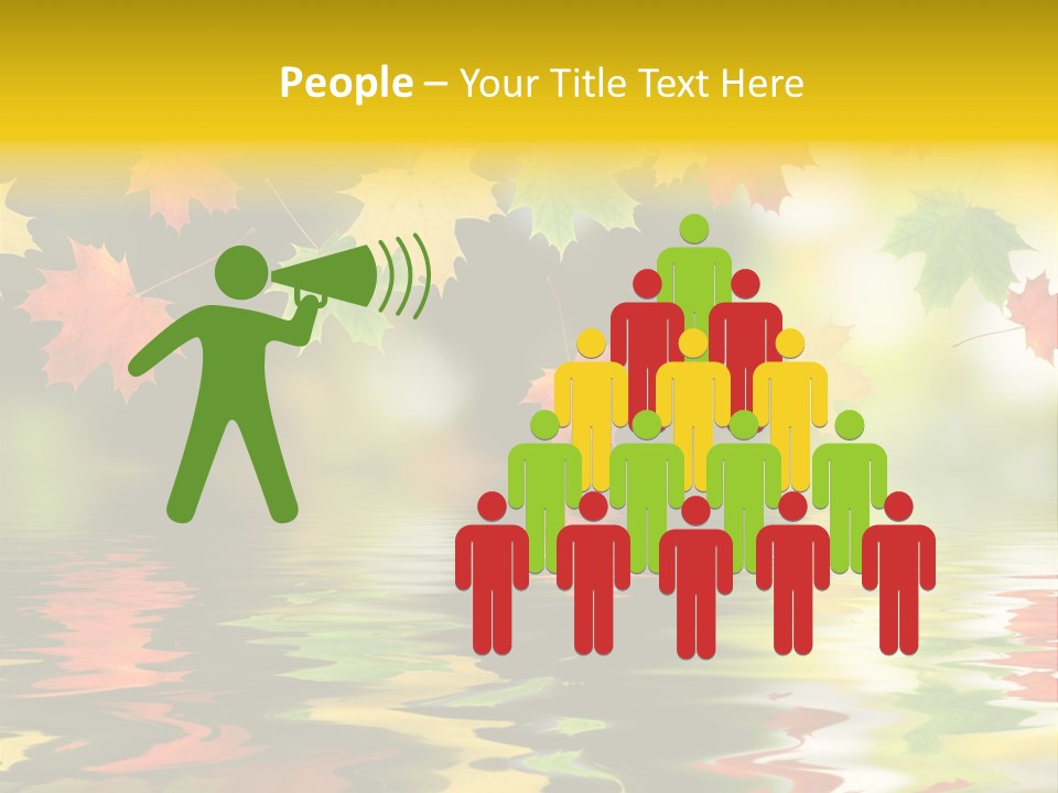 Flora Object Collage PowerPoint Template