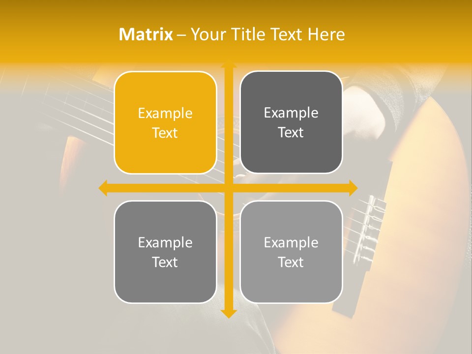 Guitar Musician Detail PowerPoint Template