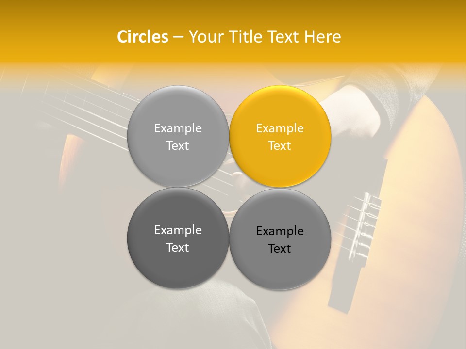 Guitar Musician Detail PowerPoint Template