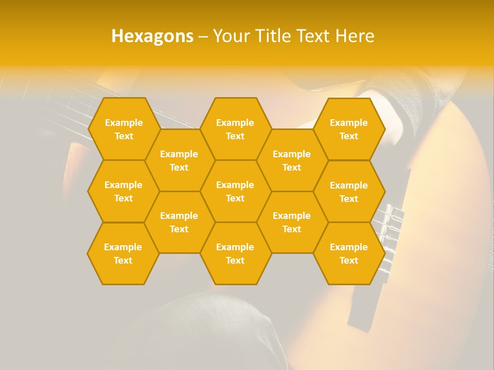 Guitar Musician Detail PowerPoint Template