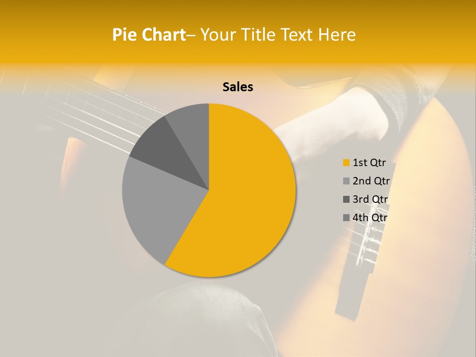 Guitar Musician Detail PowerPoint Template