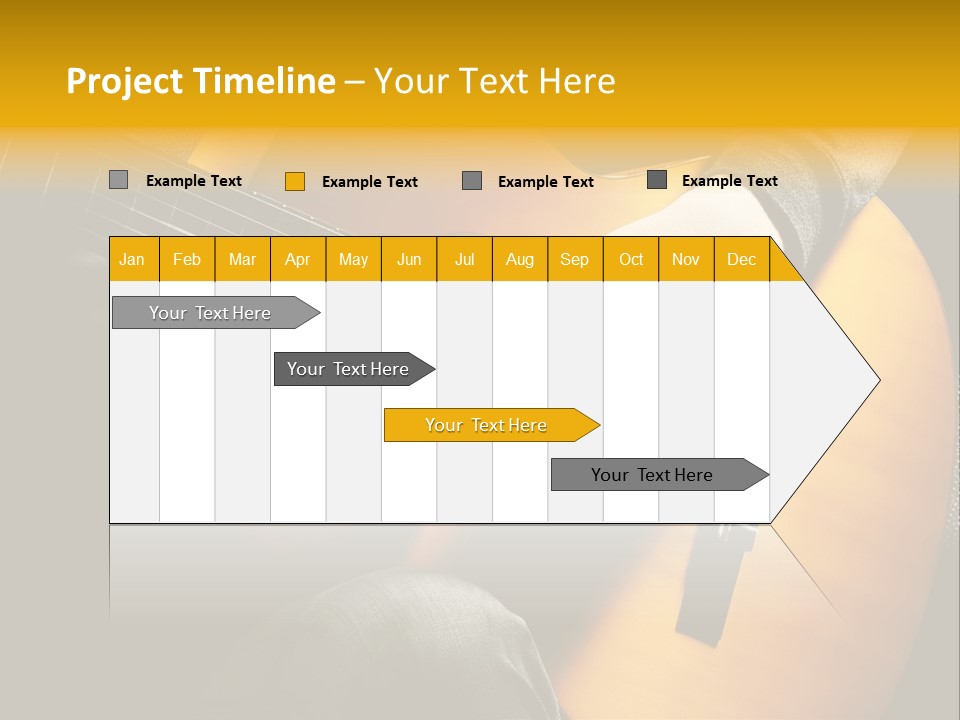 Guitar Musician Detail PowerPoint Template