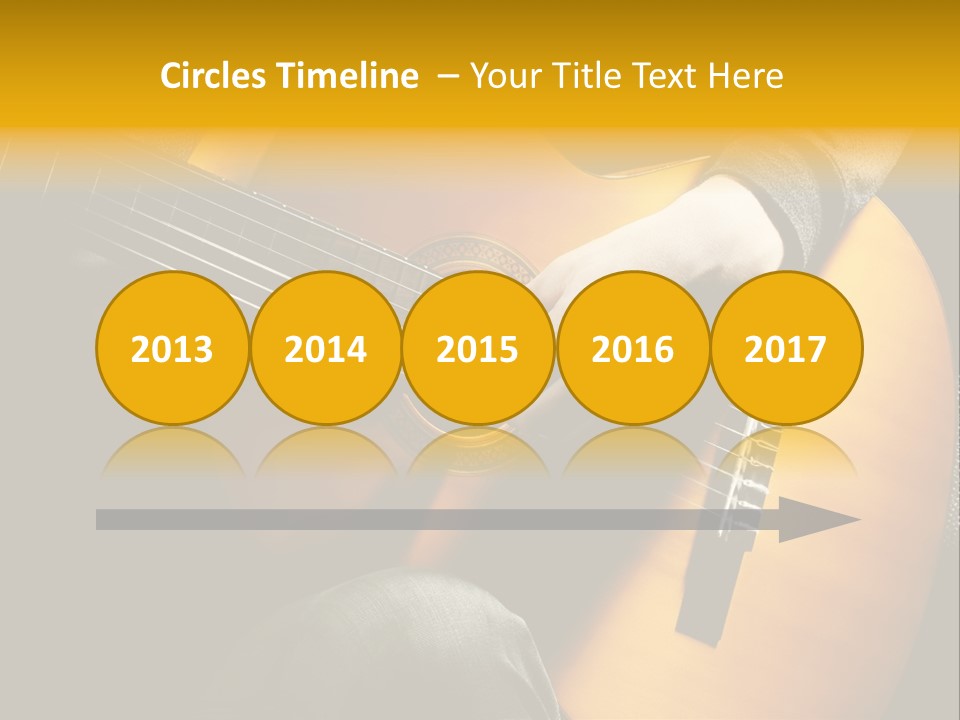 Guitar Musician Detail PowerPoint Template