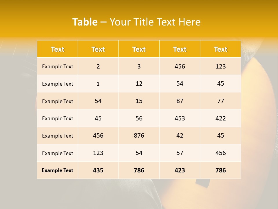 Guitar Musician Detail PowerPoint Template