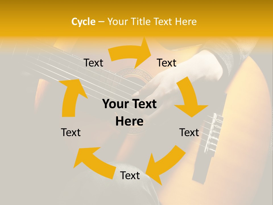 Guitar Musician Detail PowerPoint Template