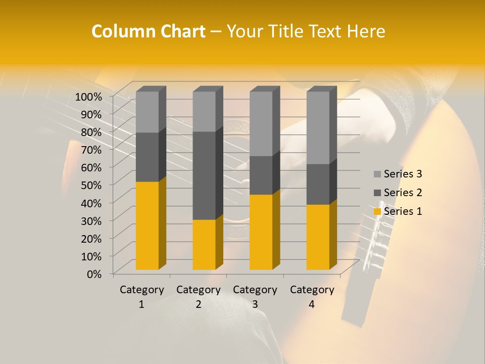 Guitar Musician Detail PowerPoint Template