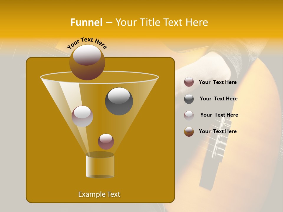 Guitar Musician Detail PowerPoint Template