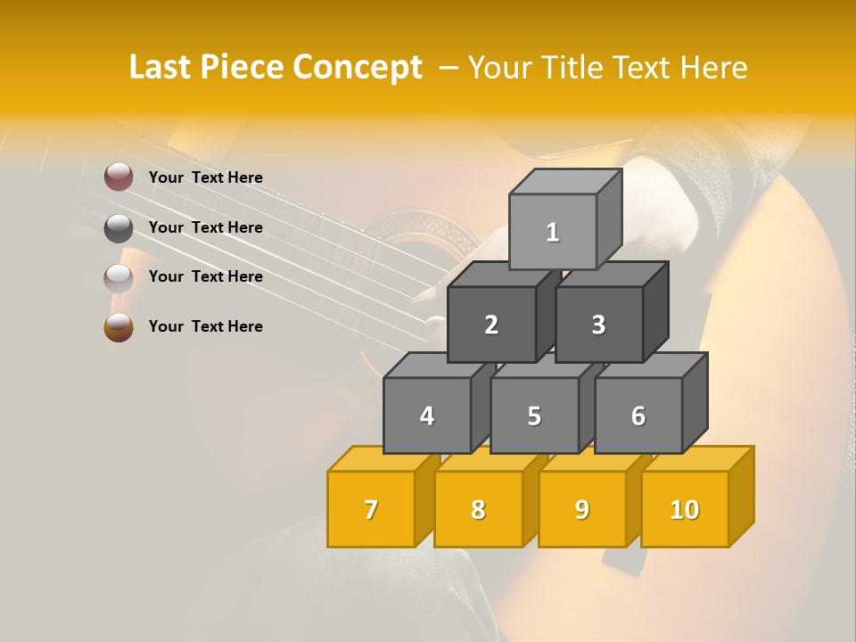 Guitar Musician Detail PowerPoint Template