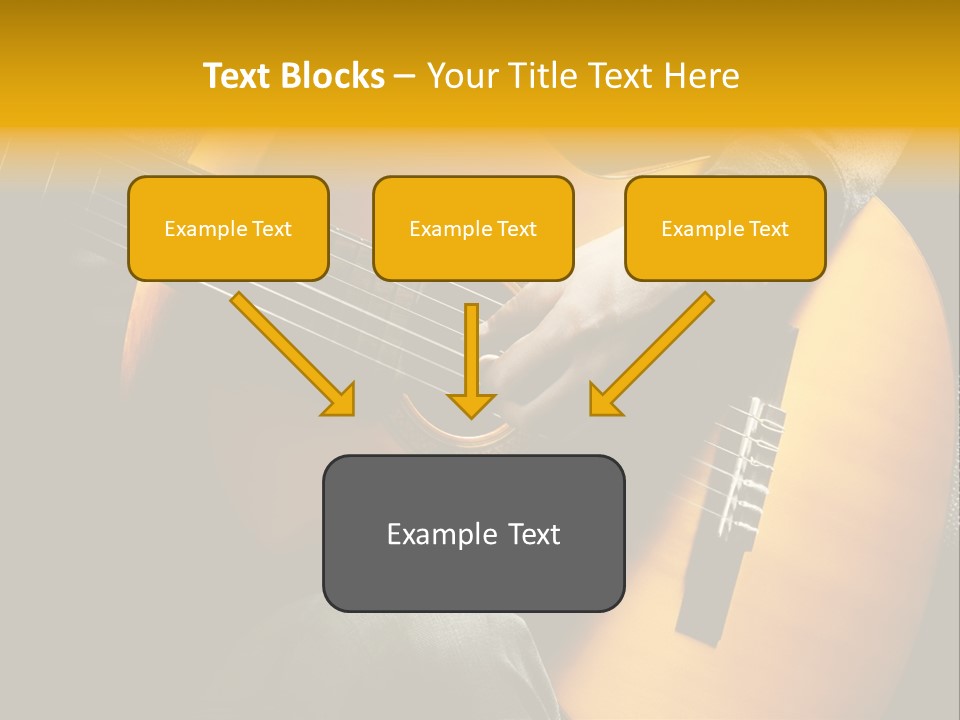 Guitar Musician Detail PowerPoint Template