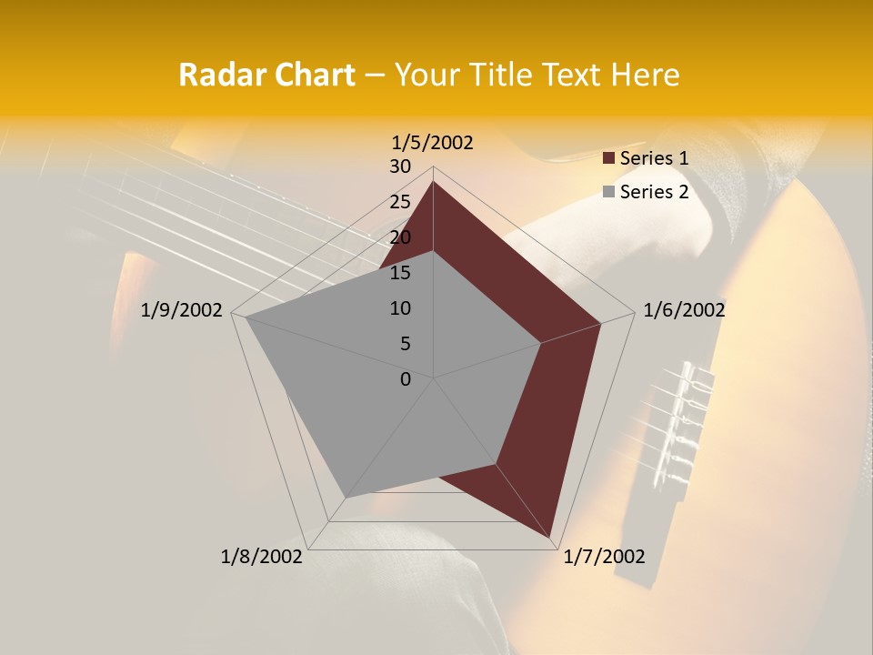 Guitar Musician Detail PowerPoint Template