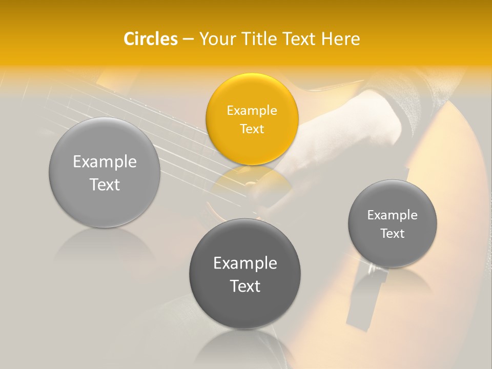 Guitar Musician Detail PowerPoint Template