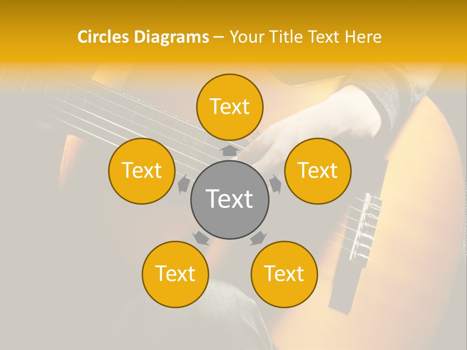 Guitar Musician Detail PowerPoint Template