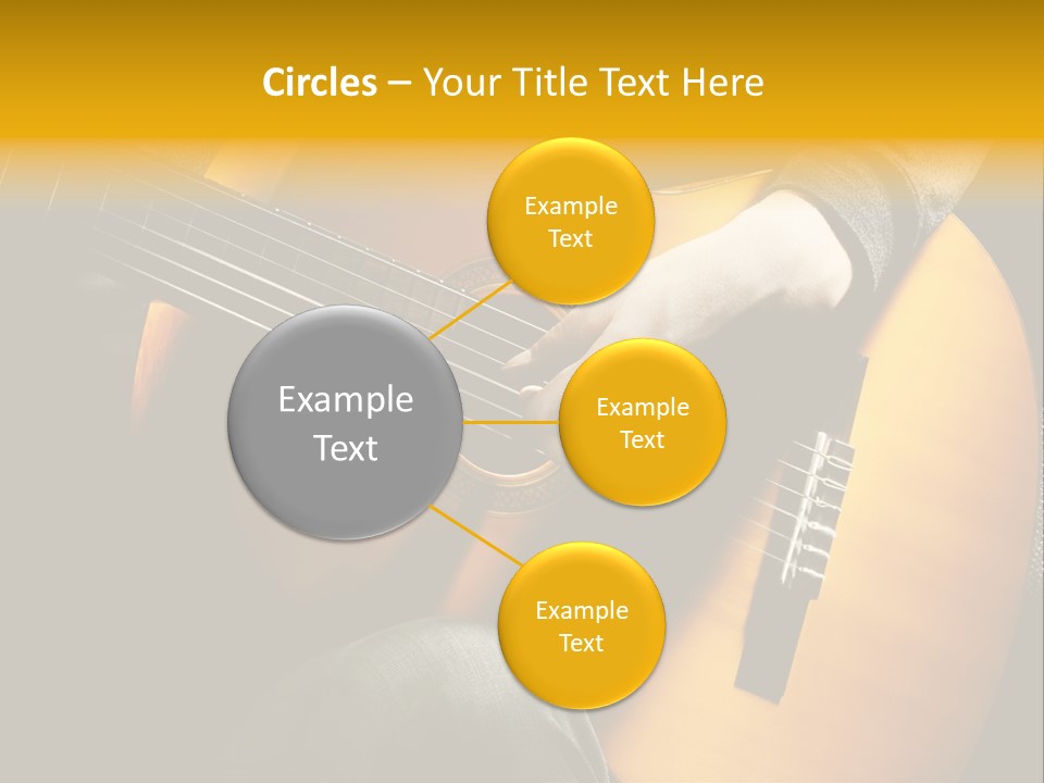 Guitar Musician Detail PowerPoint Template