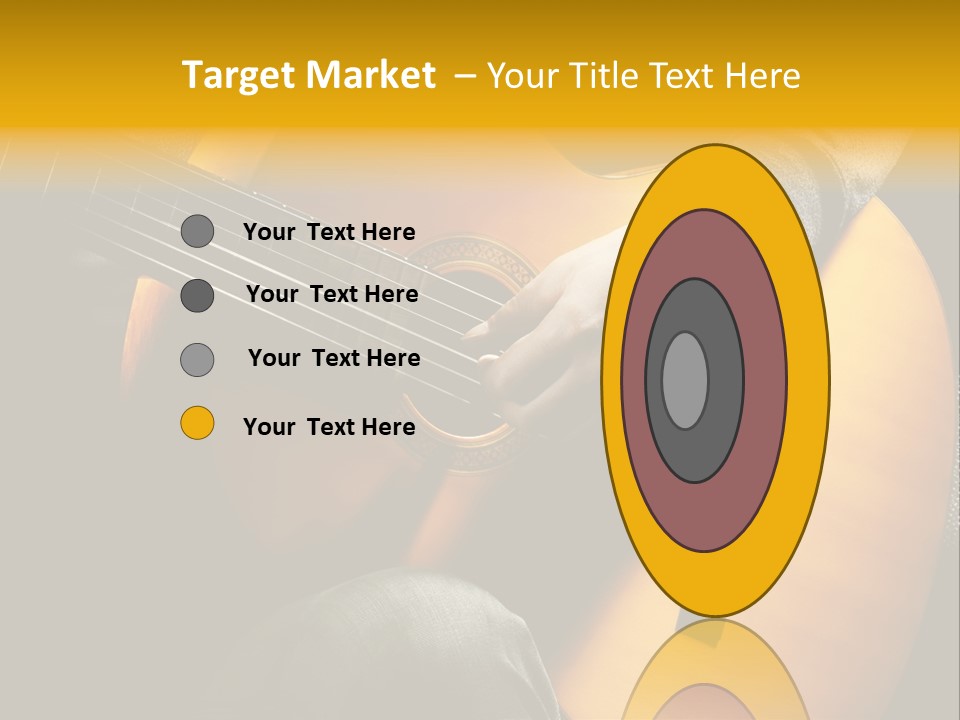 Guitar Musician Detail PowerPoint Template