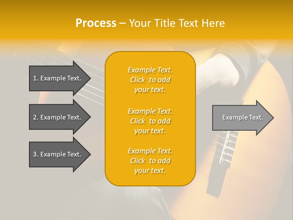 Guitar Musician Detail PowerPoint Template
