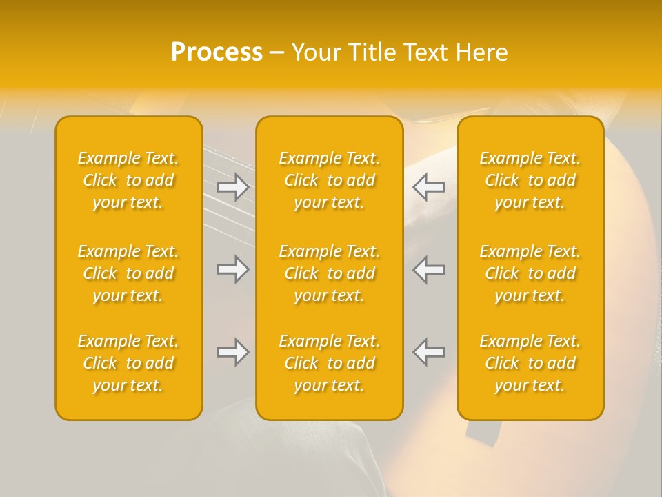 Guitar Musician Detail PowerPoint Template