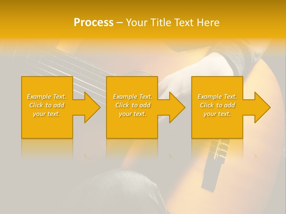 Guitar Musician Detail PowerPoint Template