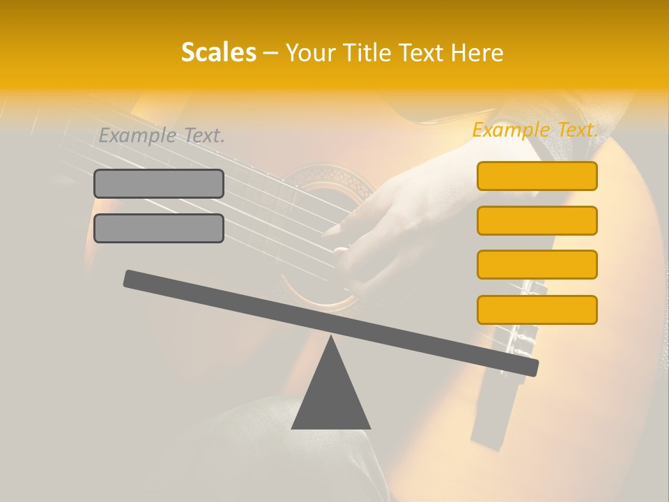 Guitar Musician Detail PowerPoint Template